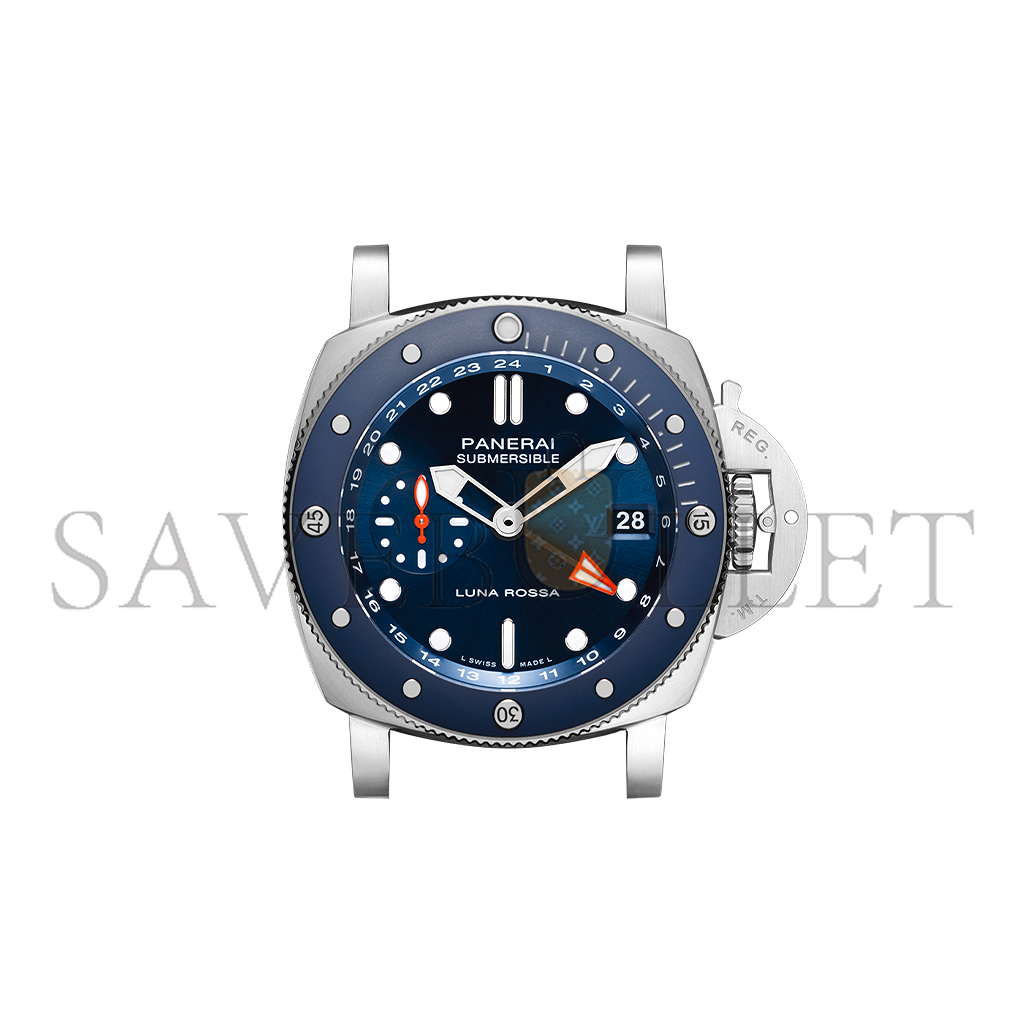 PANERAI SUBMERSIBLE GMT LUNA ROSSA TITANIO PAM01507 PANERAI SUBMERSIBLE GMT LUNA ROSSA TITANIO PAM01507